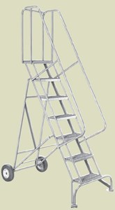 Welded Steel Roll-N-Fold Ladder