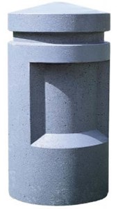 St. Pete Round Concrete Bollard (Surface)